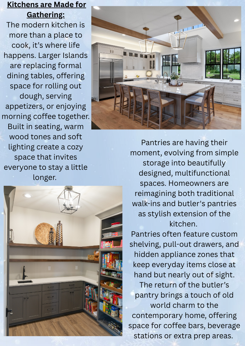 Kitchens: Warm, Welcoming, and Ready for Gathering